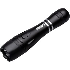SABRE 2-in-1 Tactical Stun Gun with LED Flashlight, Self Defense Stun Gun with 2.517 µC Charge Produces Intolerable Pain, 130 Lumen LED Light, Safety Switch, Belt Holster, Rechargeable Battery in Kuwait