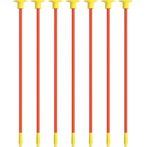 أسهم كأس الشفط باللون الأزرق، 7 قطع بديلة، أسهم إضافية طويلة 40.64 سم، متوافقة مع معظم مجموعات الرماية ذات العلامات التجارية in Kuwait