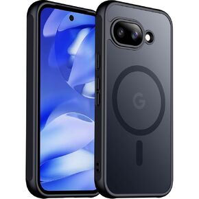 SPIDERCASE Magnetic for Google Pixel 10/Pixel 10 Pro Case, Military Grade Drop Protection Slim Translucent Matte Shockproof Anti-Fingerprint Phone Case for Pixel 10/10 Pro 6.3 inch, Black in Kuwait