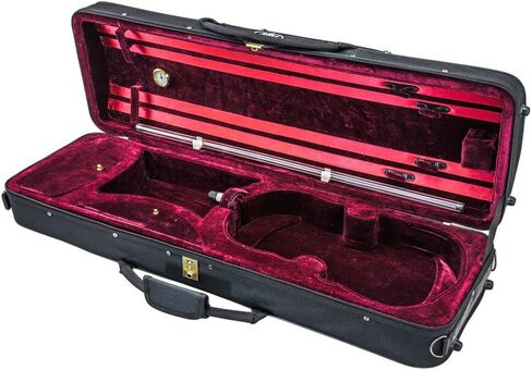 SKY 4/4 Full Size Violin Oblong Case Lightweight with Hygrometer Black/Blue in Saudi Arabia