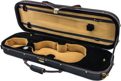 SKY 4/4 Full Size Violin Oblong Case Lightweight with Hygrometer Black/Blue in Saudi Arabia