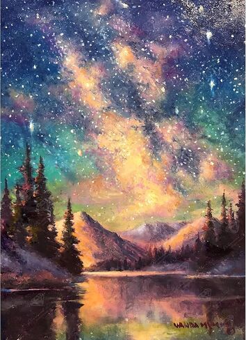 DIAMOND ART CLUB Bibler Garden Path Diamond Painting Kit, Fun DIY Crafts for Adults, Round Diamond Art Canvas for Beginners, 13" x 17" (33cm x 42.7cm) in Saudi Arabia