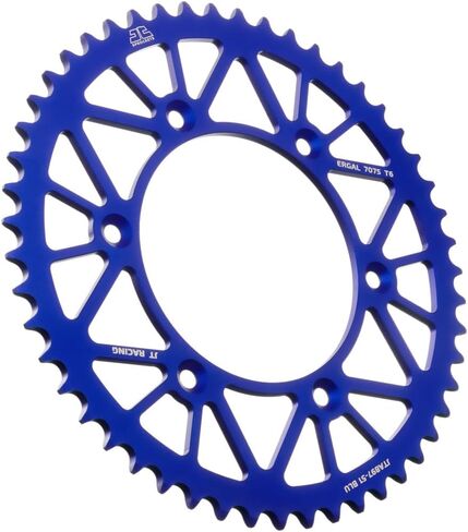 ضرس خلفي JT Sprockets JTA897.51BLK من الألومنيوم المؤكسد باللون الأسود 7075 T6، فردي in Saudi Arabia