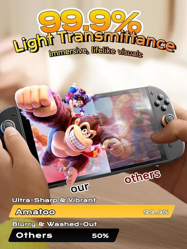 Screen Protector for Switch 2, 10H Military Grade Protection Tempered Glass with Eye Protection for Nintendo, [2026 Upgrade] Auto-Align & Auto-Dust Kit, Ultra-Durable for Valentine's Day gifts, 2 Pack in Saudi Arabia