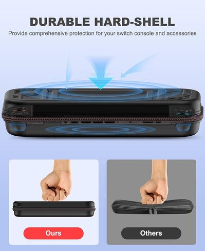 Kawaye Switch 2 Case for Switch Game Compatible with Nintendo Switch 2 (2025) and Switch/OLED Console, Switch Carrying Case Hard Shell Protective for Nintendo Switch 2 Accessories in Saudi Arabia