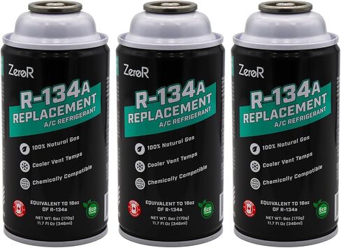 Zeror® AC التبريد | R134A استبدال | 6 علب لإعادة شحن AC in Kuwait
