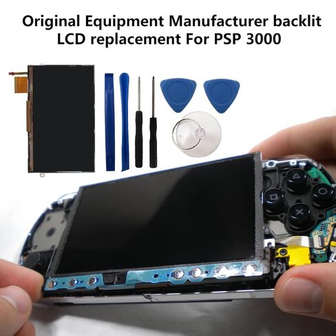 Upgraded Version 4.3 inches LCD Screen/Display Replacement w/Repair Tools for PSP 3000 Series systems in Saudi Arabia
