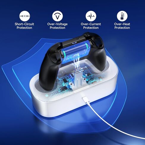 محطة شحن NEWDERY لوحدات تحكم Xbox اللاسلكية، قاعدة شحن سريعة وحامل شحن فردي لوحدة تحكم Xbox One/Series X|S in Saudi Arabia