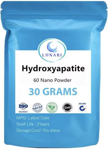 99.5 ٪ مسحوق نانو هيدروكسيباتيت نقي لدخول معجون الأسنان DIY ، وتبييض الأسنان وصابون صابون 30 غراما in Kuwait