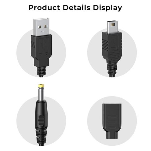 Mugust 2-in-1 PSP Charger Cable, Replacement Charger PSP PlayStation Portable Power Cord for Sony PSP 1000 2000 3000 Series USB Data Cable & Charging Cord in Kuwait