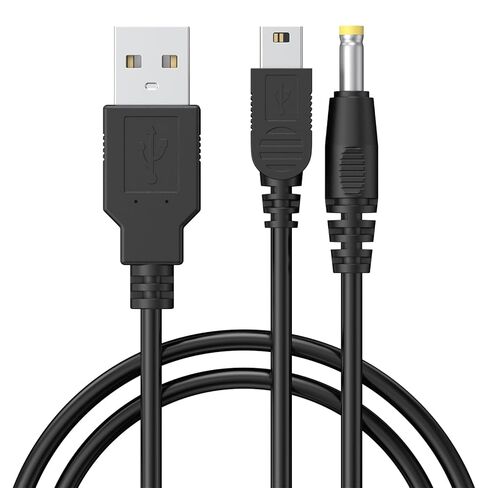 Mugust 2-in-1 PSP Charger Cable, Replacement Charger PSP PlayStation Portable Power Cord for Sony PSP 1000 2000 3000 Series USB Data Cable & Charging Cord in Kuwait