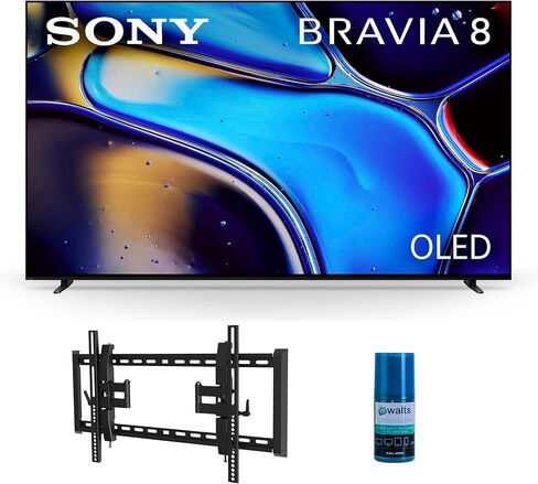 Sony K55XR80 55 Inch IMAX Enhanced Bravia OLED 4K HDR Google TV with a Walts TV Medium Full Motion Mount for 32"-65" Compatible TV's and Walts HDTV Screen Cleaner Kit (2024) in Saudi Arabia