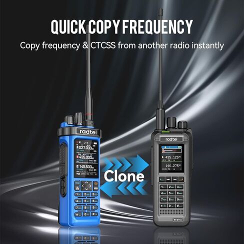 Radtel RT-950 PRO Ham Radio GPS/APRS, 10W Walkie Talkie Long Range Handheld Two Way Radio, SW/MW/LW RX, Bluetooth APP Programming, NOAA, Spectrum Analyzer,Blue(with Programming Cable) in Saudi Arabia