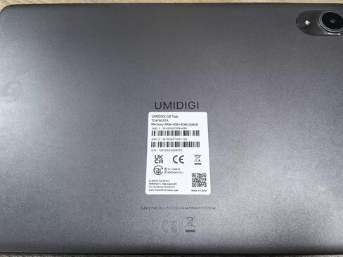 UMIDIGI G9 Tab 11 بوصة، Android 14 Tablet بفتحات بطاقة SIM مزدوجة 8 جيجابايت + 256 جيجابايت + 1 تيرابايت توسيع، جهاز لوحي Android مزود بقلم وحقيبة 7200 مللي أمبير في الساعة وكاميرات 13 + 8 ميجابكسل، خلوي مع فتح الوجه، GPS، FM (رمادي) in Kuwait