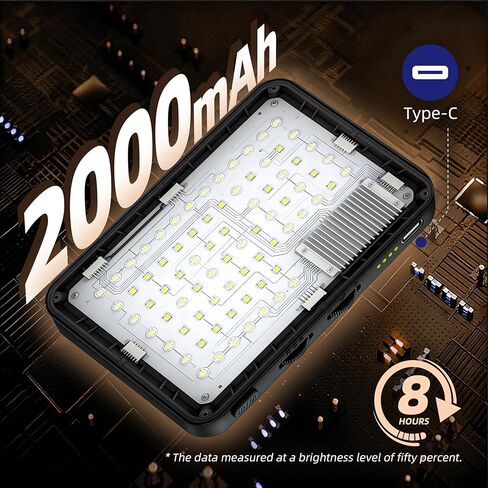 Selfie Light for Video Conference and Make Up,91 LED Clip On Light and Eye Friendly,3 Modes 10 Brightness, Rechargeable 2000mAh, Portable Compatible with Phone Laptop Webcam Zoom,Live Streaming in Saudi Arabia