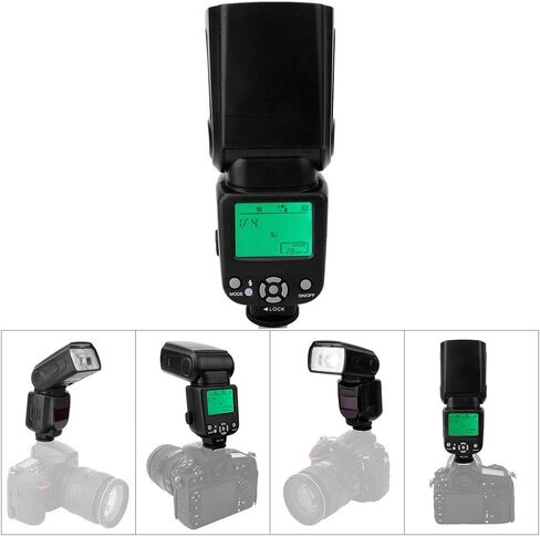 Tyenaza TRIOPO TR 960II ضوء فلاش احترافي على الكاميرا الخارجية in Saudi Arabia