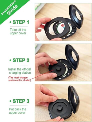 حافظة شحن لاسلكية لشاحن Oura Ring 3، محطة شحن محمولة للسفر بقدرة 2000 مللي أمبير في الساعة تناسب جميع أحجام Ring Gen 3، وقت تشغيل 30 يومًا (الشاحن الرسمي غير متضمن)، أسود in Kuwait