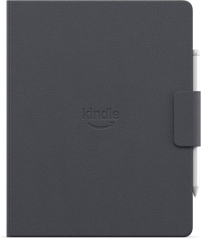 Introducing All-New Amazon Kindle Scribe Executive Folio Cover with Magnetic Attach, Sleek Protective Case - Premium Leather in Saudi Arabia