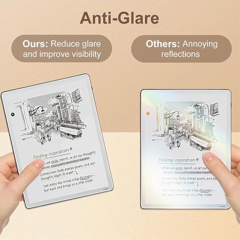 واقي شاشة Caweet لجميع أجهزة Kindle Scribe Colorsoft الجيل الأول الجديد مقاس 11 بوصة وإصدار Kindle Scribe الجيل الثالث 2025، طبقة حماية غير لامعة بتغطية كاملة ومضادة للوهج من PET، 3 عبوات in Kuwait