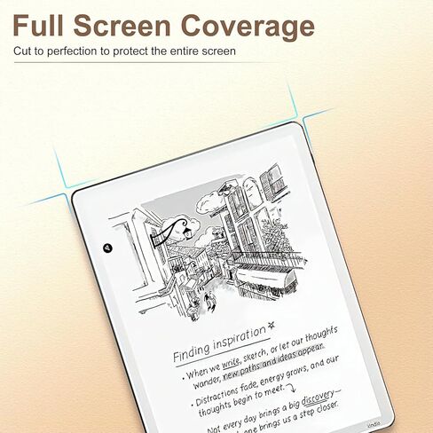 واقي شاشة Caweet لجميع أجهزة Kindle Scribe Colorsoft الجيل الأول الجديد مقاس 11 بوصة وإصدار Kindle Scribe الجيل الثالث 2025، طبقة حماية غير لامعة بتغطية كاملة ومضادة للوهج من PET، 3 عبوات in Kuwait