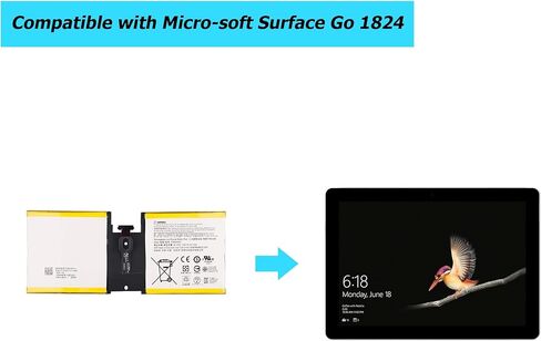 بطارية بديلة جديدة G16QA043H متوافقة مع Microsoft Surface Go 1824 مع مجموعة الأدوات الفنية in Kuwait