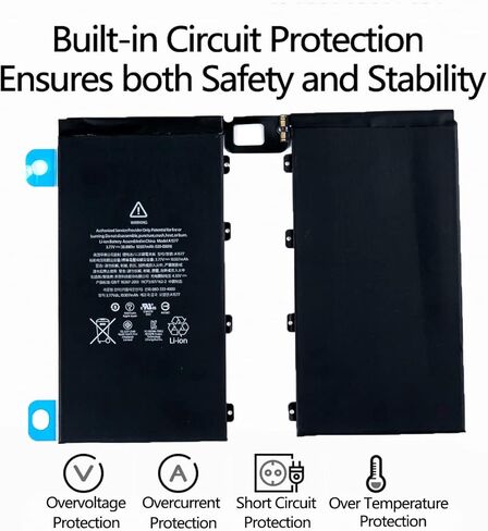 A1577 020-00016 Battery 3.77V 10307mAh Compatible with iPad Pro 12.9 2015 1st Generation A1584 iPad Pro A1652 with Tools Kit in Kuwait