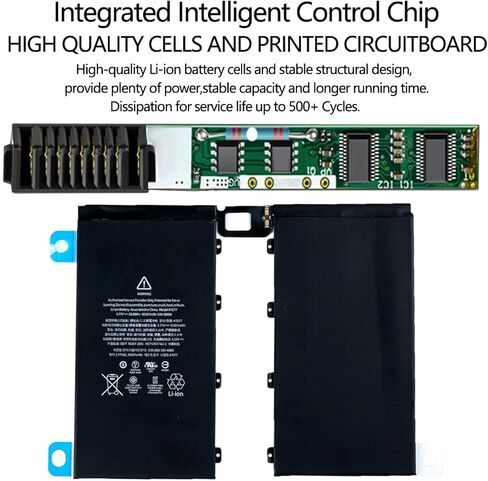 A1577 020-00016 Battery 3.77V 10307mAh Compatible with iPad Pro 12.9 2015 1st Generation A1584 iPad Pro A1652 with Tools Kit in Kuwait