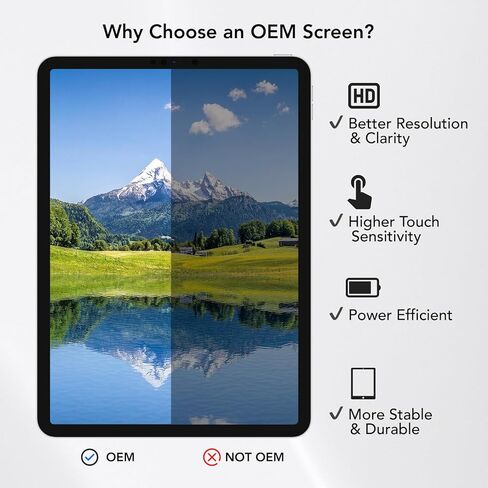 خدمة إصلاح عبر البريد مع استبدال شاشة سحب OEM الأصلية لجهاز iPad mini 6 6th 2021 8.3 بوصة شاشة LCD تعمل باللمس A2567 A2568 A2569 (نحن نصلح لك، لم يتم إرسال أي أجزاء) in Kuwait
