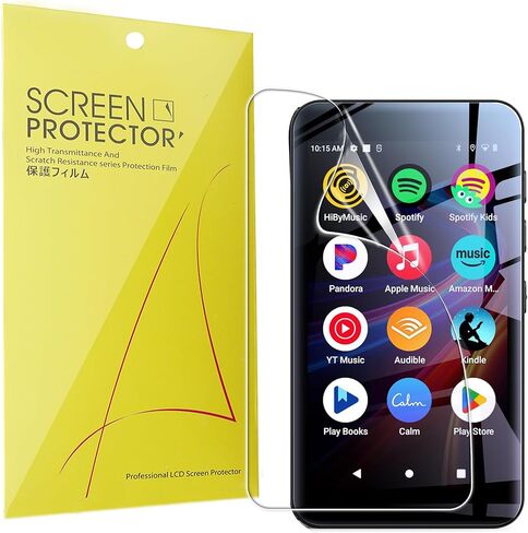 Lamshaw Compatible for innioasis G5 MP3 Player Screen Protector, [6 Pack] Full Coverage TPU Clear Film Compatible with innioasis G5 4" MP3 Player (6 Pack) in Saudi Arabia