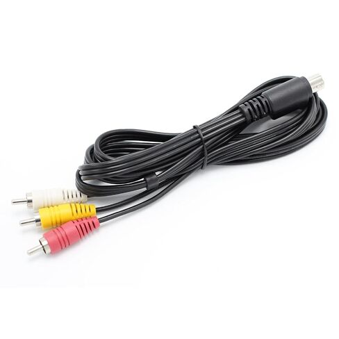 كابل DIN للصوت والفيديو 10 Pin من THE CIMPLE CO - وليس كابل S-Video - 6 أقدام - مركب RCA - متوافق مع DIRECTV AT&T: H25، C31، C41، C41-W، C51، C61، C61-K in Saudi Arabia