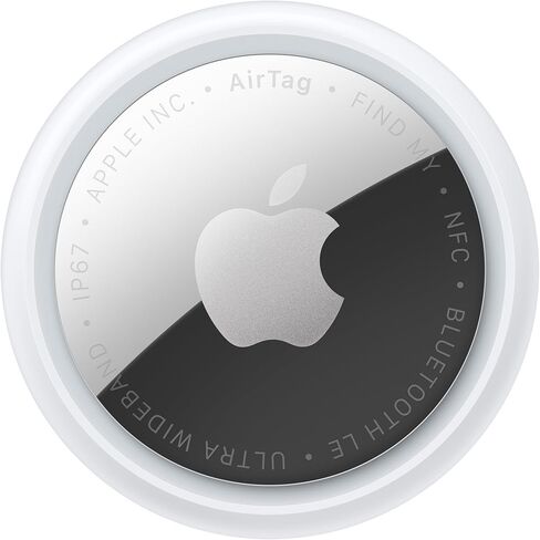 Apple AirTag (الجيل الثاني): أداة تعقب لسلسلة المفاتيح والمحفظة والمزيد؛ محدد مع الصوت. إعداد بسيط بنقرة واحدة مع iPhone أو iPad؛ أداة البحث عن المفاتيح مع نطاق العثور على الدقة يصل إلى 1.5X* in Kuwait