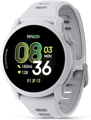 ساعة COROS PACE 4 الرياضية فائقة الخفة بنظام تحديد المواقع العالمي (GPS)، شاشة لمس AMOLED مقاس 1.2 بوصة، 19 يومًا من الاستخدام اليومي، ميزات صوتية، أدوات تدريب متقدمة، نظام تحديد المواقع العالمي (GPS)، مراقب معدل ضربات القلب، الملاحة، الجري، الدراجة، والت in Kuwait