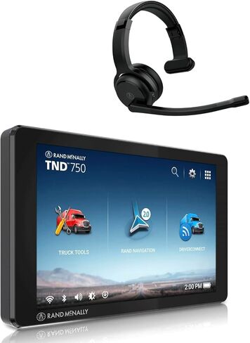 صُنعت لشاحنة TND 750 المُجددة ونظام تحديد المواقع + حزمة سماعات رأس بلوتوث لاسلكية Clear ryve 100 in Kuwait