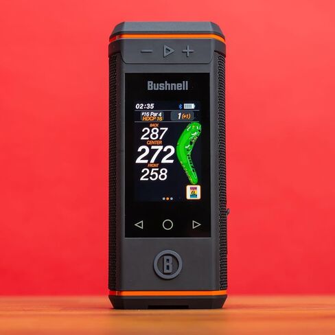 Bushnell Golf Wingman HD GPS Speaker with Color Touchscreen, Audible and Visual Front/Center/Back with Powerful 360 Degree Audio, Hazard Distances. Full Hole View and Signature Series Golf Towel in Saudi Arabia