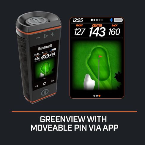 Bushnell Golf Wingman HD GPS Speaker with Color Touchscreen, Audible and Visual Front/Center/Back with Powerful 360 Degree Audio, Hazard Distances. Full Hole View and Signature Series Golf Towel in Saudi Arabia