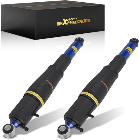 maXpeedingrods 2PCS Rear Air Shocks Suspension Struts for Cadillac Escalade for Chevy Tahoe Suburban 1500 for GMC Yukon 2000-2014 25979391 25979393 25979394 Black in Saudi Arabia