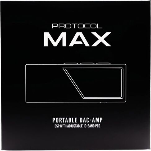 بروتوكول ماكس | مضخم صوت DAC محمول مع 10 نطاقات PEQ، Dual Cirrus Logic CS43198 + Dual SG Micro SGM8262-2 | تضخيم عالي الطاقة بقدرة 600 ميجاوات in Kuwait