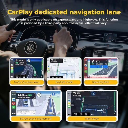محول CarPlay اللاسلكي 4 في 1، تمت ترقيته 2026 لمحول Apple CarPlay اللاسلكي/Android auto/AirPlay/MirrorLink، تصميم USB صغير مع امتداد من النوع C، اتصال تلقائي سريع، التوصيل والتشغيل in Saudi Arabia