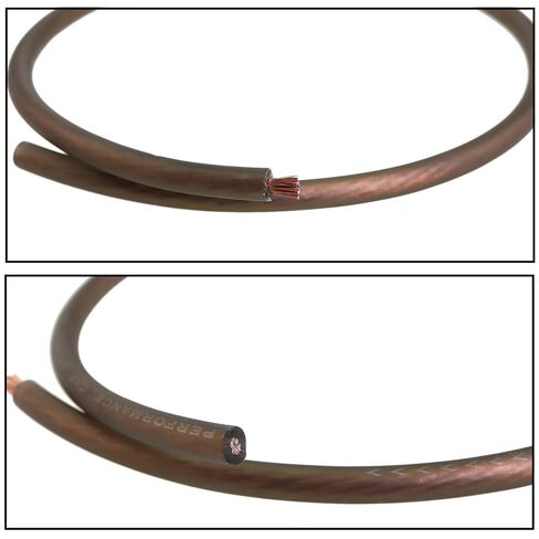 0 Gauge Car Amp Wiring Kit up to 3000W Car Amplifier Installation Wiring Helps You Make Connections and Brings Power to Your Radio, Subwoofers Speakers (4 Gauge) in Kuwait