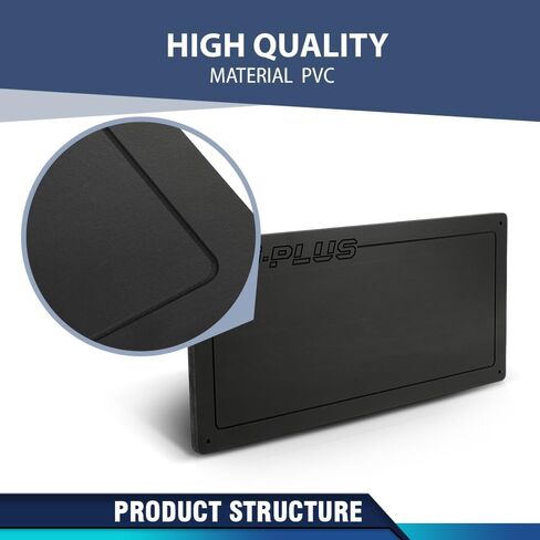حامل مضخم صوت مصنوع حسب الطلب من PIT66، قطعة واحدة تناسب الشاحنات/سيارات الدفع الرباعي/السيارات الأكثر شعبية مع مساحة كبيرة لمضخم الصوت ومركز الزلزال باللون الأسود in Kuwait