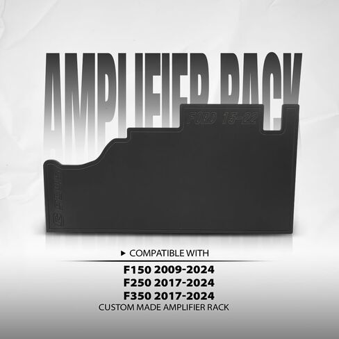 ALLGOOD Custom Made Amplifier Rack Compatible with Ford F150 2009-2024 Fit Ford F250 F350 2017-2024 Black in Saudi Arabia