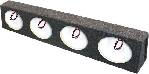 صندوق مكبر صوت مغلق ومفرغ من Atrend Quad 6x9، حاوية بزاوية MDF ممتازة لأربعة مكبرات صوت 6x9 مع سجادة سوداء، صوت سيارة مخصص DIY للشاحنة/سيارات الدفع الرباعي in Saudi Arabia