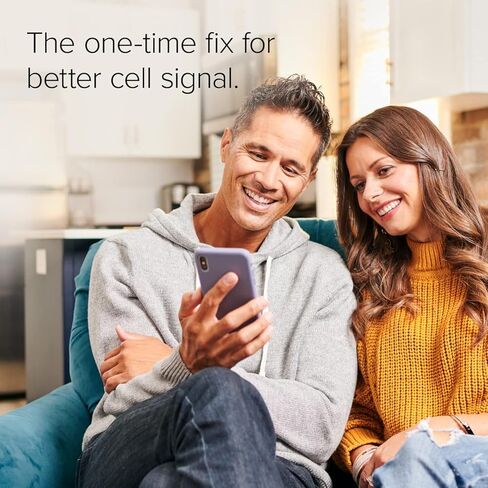 weBoost Home Studio Lite - Cell Phone Signal Booster for Verizon and AT&T only | Boosts 5G, 4G LTE up to 3,000 sq. ft | Made in the U.S. | FCC Approved (model 470165) in Saudi Arabia