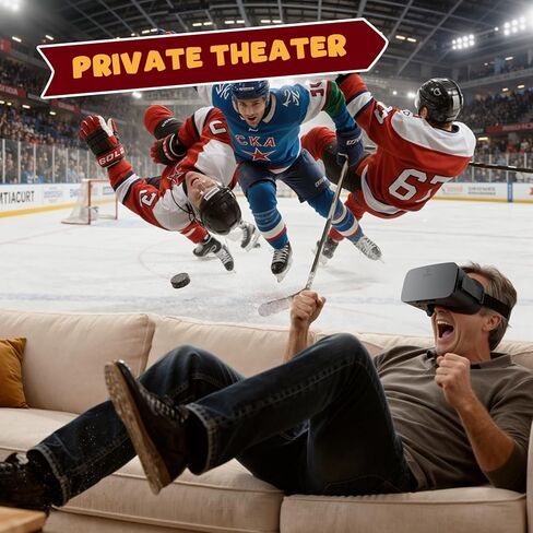 DESTEK V5 VR Headset for Phone, 128 Premium VR apps Included, Anti-Blue Eyes Protected HD Lenses, 110° FOV Virtual Reality Headsets for iPhone, Android Phone- Black in Kuwait