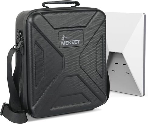 Starlink Mini Case - Ultra-Light Portable Storage for Starlink Mini Dish & Accessories, Shockproof & Splash-Resistant, Dual Carry Options, Ideal for Travel, Camping, RV Adventure (Black)‌ in Saudi Arabia