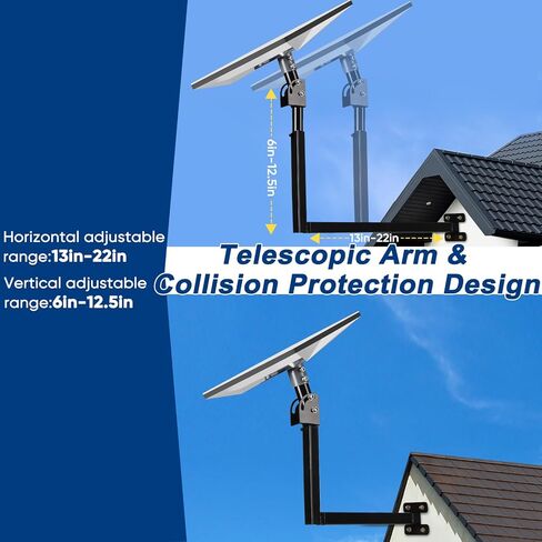 حامل Starlink، حامل جداري Starlink Telescoping Gen 3، مجموعة تركيب Starlink القياسية - تتضمن محول أنابيب Starlink Gen 3 in Kuwait