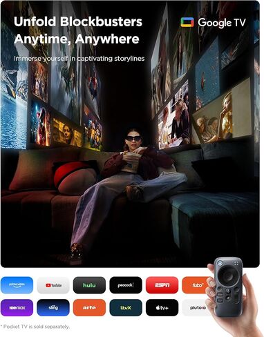 مجموعة نظارات RayNeo Air 3s ومحول USB-C - نظارات عرض فيديو HueView مقاس 201 بوصة 120 هرتز in Kuwait