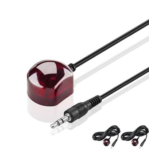 Herfair IR Receiver Cable 10FT Infrared Remote Control Extender Cord Repeater with 3.5mm Jack Plug for Spectrum Motorola Arris Xfinity Comcast Verizon FiOS Other STB - Set Top Box (2-Pack) in Kuwait