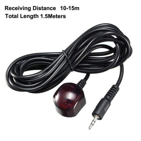 Herfair IR Receiver Cable 10FT Infrared Remote Control Extender Cord Repeater with 3.5mm Jack Plug for Spectrum Motorola Arris Xfinity Comcast Verizon FiOS Other STB - Set Top Box (2-Pack) in Kuwait