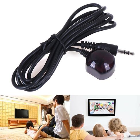 Herfair IR Receiver Cable 10FT Infrared Remote Control Extender Cord Repeater with 3.5mm Jack Plug for Spectrum Motorola Arris Xfinity Comcast Verizon FiOS Other STB - Set Top Box (2-Pack) in Kuwait